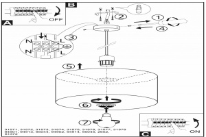 Подвесной светильник Eglo Pasteri 95045 - 2