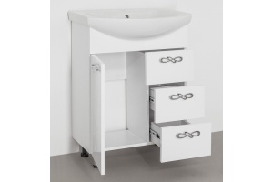 Тумба с раковиной Style Line Венеция 65 белая - 3