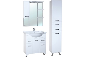 Шкаф-пенал Bellezza Дрея 35 с бельевой корзиной R - 2