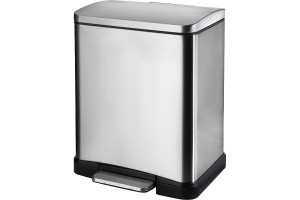 Ведро для мусора WeltWasser WW LASSY MT 12L матовый хром (10000006128)