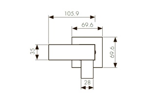 Смеситель для ванны KAISER Sonat (34777) - 2