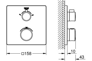Термостат Grohe Grohtherm 24080000 для ванны с душем - 3