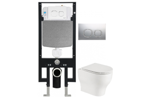 Комплект Weltwasser AMBERG 497 + ERLENBACH 004 GL-WT + AMBERG RD-CR (10000006597)