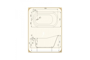 Чугунная ванна Magliezza Gracia 170x76 см (GRACIA BR) - 3