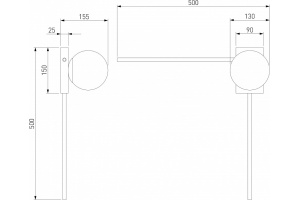 Бра Eurosvet Fredo 40035/1 латунь - 3