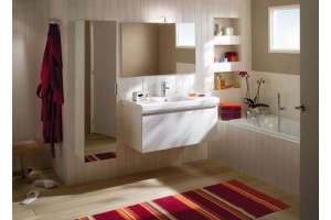 Шкаф-пенал Jacob Delafon Odeon Up EB873RU-J5 с зеркалом белый блестящий - 2