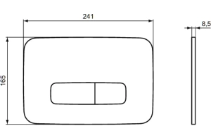 Клавиша смыва Ideal Standard Oleas белый - 3