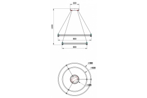 Подвесной светильник Stilfort Tooring 4006/02/02P - 2