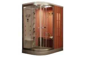 Душевая кабина Frank 170х110 правая с финской сауной