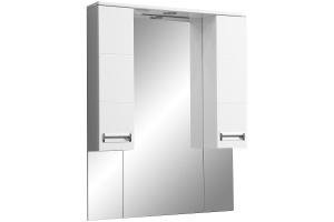 Зеркало-шкаф Stella Polar Фиора 80 с подсветкой белый - 3