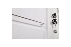 Душевая кабина Deto L 100х100 с подсветкой и гидромассажем, хром (L510LED+GM) - 3