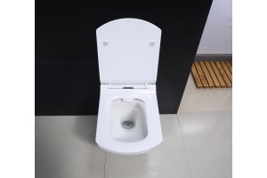 Чаша для подвесного унитаза BelBagno Carina белый (BB514CHR) - 3