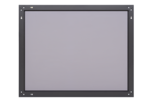 MARS -100 Зеркало в черном матовом профиле - 3