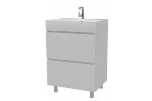 Тумба под раковину напольная Stella Polar Памелла 60 белая