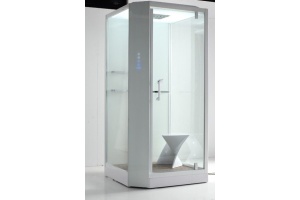 Душевая кабина Orans SR-89101RS белая, с баней - 3