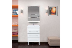 Тумба с раковиной Aquanet Верона 58 белая - 2