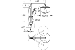 Душевая стойка Grohe Euphoria 27421002 - 2