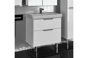 Тумба с раковиной Dreja.Eco Q Plus 80 белая