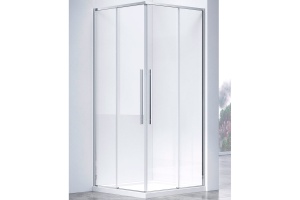 Душевой уголок Vincea Slim-N 100х80 хром стекло прозрачное