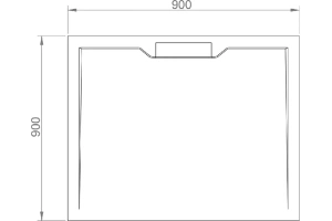 Поддон для душа RGW STE MB 90x90 черный - 2