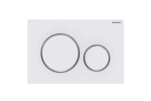 Кнопка смыва Geberit Sigma 20 115.882.JT.1 белый матовый / хром глянцевый