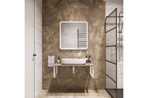 Раковина STWORKI накладная 65 3064-KL белый глянец - 2