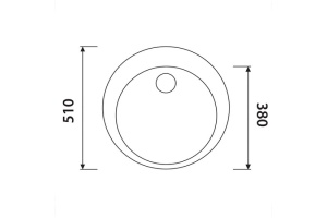 Мойка кухонная Kaiser KGM-510-W белая - 2