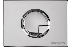 Кнопка смыва Berges Wasserhaus Novum R3 хром, глянец