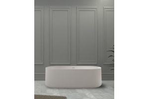 Ванна из искусственного камня ABBER Stein AS9607 белая матовая - 2