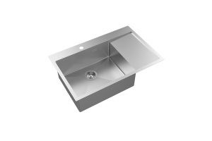 Мойка, нержавеющая сталь, сатин, чаша слева - 2