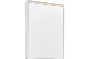Зеркало-шкаф STWORKI Дублин 60 с подсветкой, навесное, белое, прямоугольное - 3