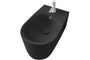 Биде подвесное Kerasan Nolita черный матовый (532531*1)