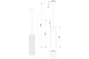 Подвесной светильник Stilfort Marelli 2169/09/01P - 2