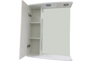 Зеркало Misty Астра 60 с подсветкой, белый L - 2