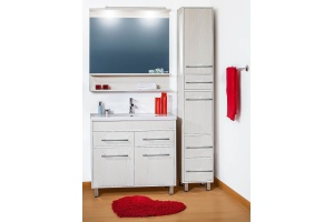 Зеркало Бриклаер Чили 90 светлая лиственница С, с подсветкой - 2