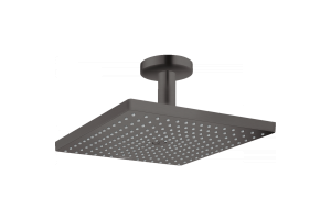 Верхний душ Hansgrohe Raindance E 300 1jet с потолочным подсоединением, шлифованный черный хром 26250340