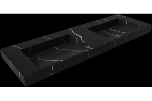 Раковина - столешница Art Flat 140 черный