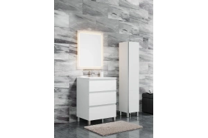 Тумба с раковиной Sanvit Авеню-3 60 белый глянец - 2