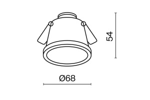 Встраиваемый светильник Maytoni Reif DL049-01B - 2