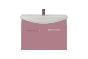 Джулия - 75 Тумба подвесная розовая