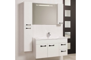 Комплект мебели Aquaton Диор 100 белый