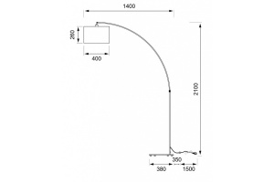Торшер Maytoni Nevada Z328-FL-01-B - 2