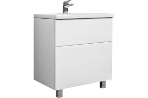 Мебель для ванной Am.Pm Gem 75 белый глянец, с 2 ящиками - 3