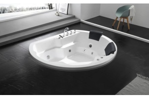 Акриловая ванна Gemy 185х162 с гидромассажем (G9053 B) - 3