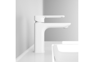 Смеситель Iddis Slide для раковины, белый SLIWT00i01 - 3