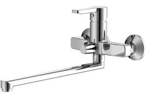 Смеситель для ванны с длинным изливом с керамическим дивертором, Sena, IDDIS, SENSBL2i10WA