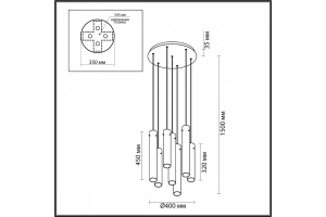 Подвесная люстра Odeon Light Shiny 5061/32L - 3