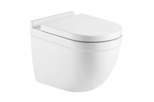 Унитаз подвесной Ceramalux белый, матовый (2198MW)