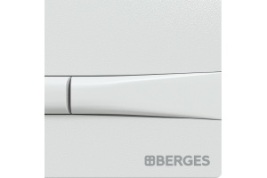 Кнопка смыва Berges Wasserhaus Novum F1 белый, глянец - 3