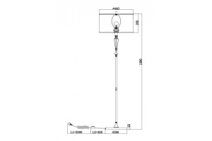 Торшер Maytoni Alicante MOD014FL-01N - 2